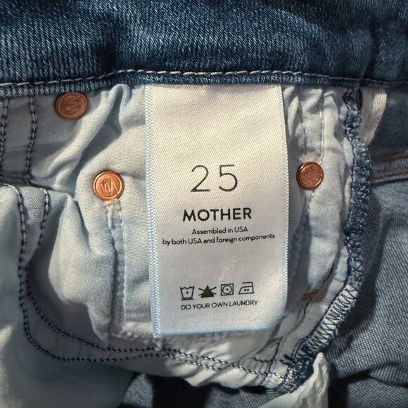 MOTHER Jeans High Waisted Looker in Satisfaction Guaranteed Size 25 Revolve USA - Picture 9 of 16